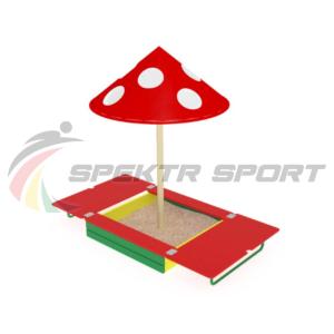 Купить Песочница с крышкой и грибком ИО 512 в Кызыле 