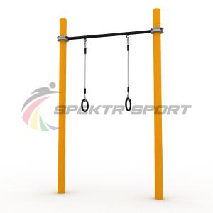 Купить Турник классический для занятий Воркаут с кольцами SP WRK-07 + Rings_76mm в Кызыле 