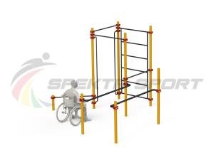 Купить Спортивный комплекс для инвалидов-колясочников WRK-D18_76mm в Кызыле 